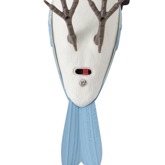 Music Bird Christmas Reindeer Blue
