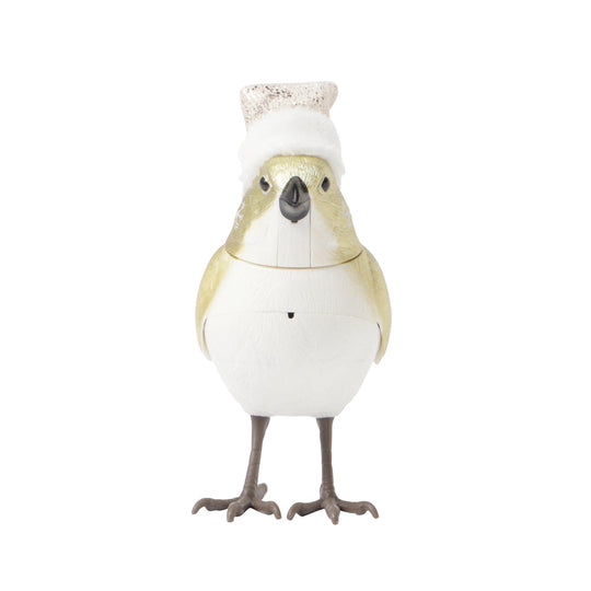 Music Bird Christmas Santa Gold