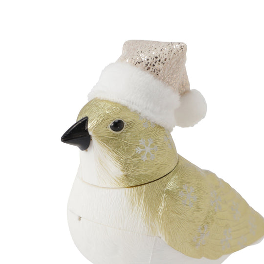 Music Bird Christmas Santa Gold