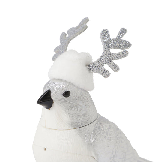 Music Bird Christmas Reindeer Silver