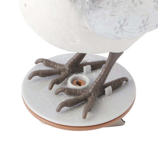 Music Bird Christmas Reindeer Silver