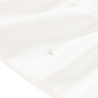 Frill Pearl Table Runner White