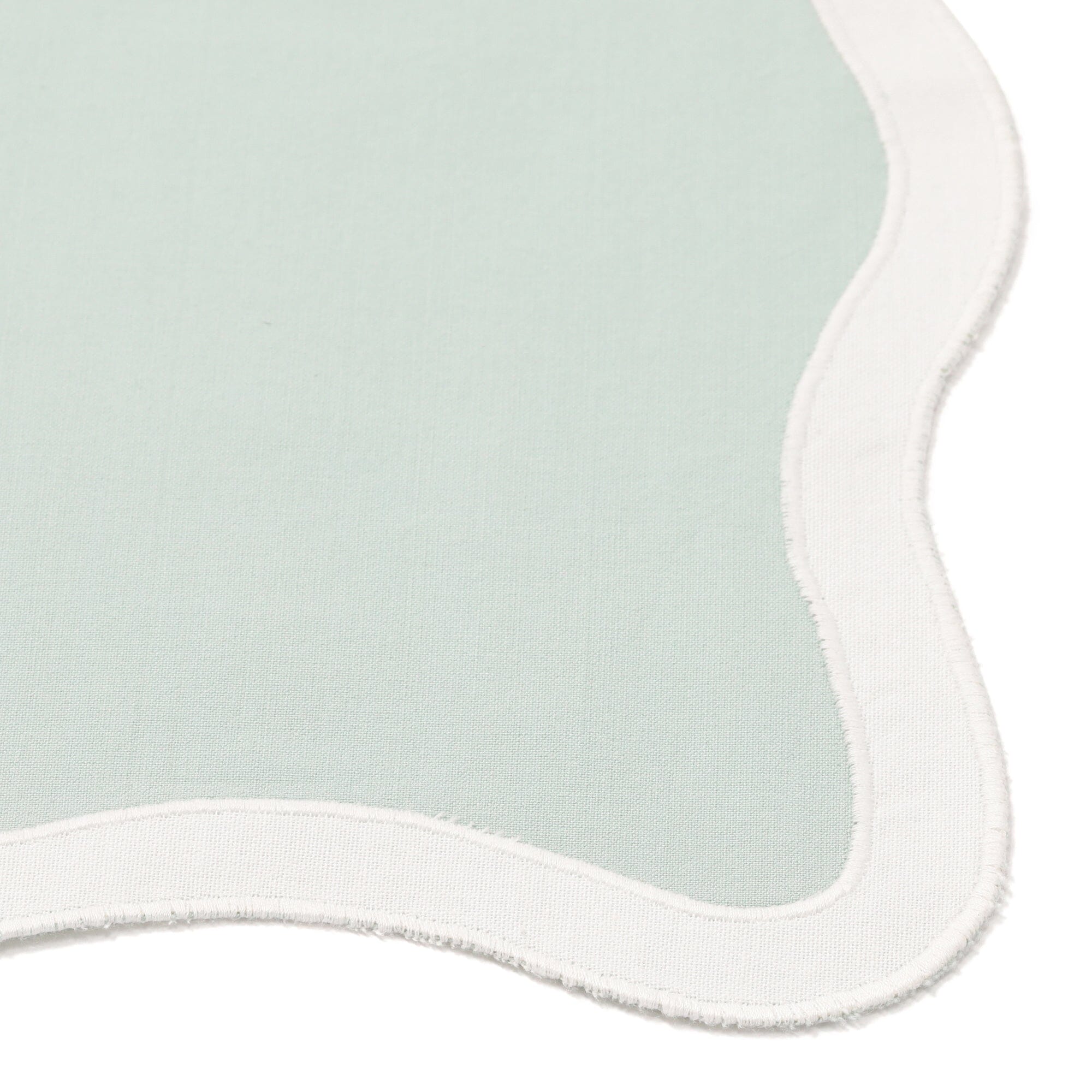 Bicolor Wave Lunch Mat Green X White