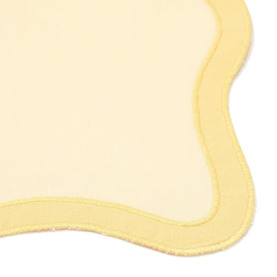 Bicolor Wave Lunch Mat Yellow X Yellow