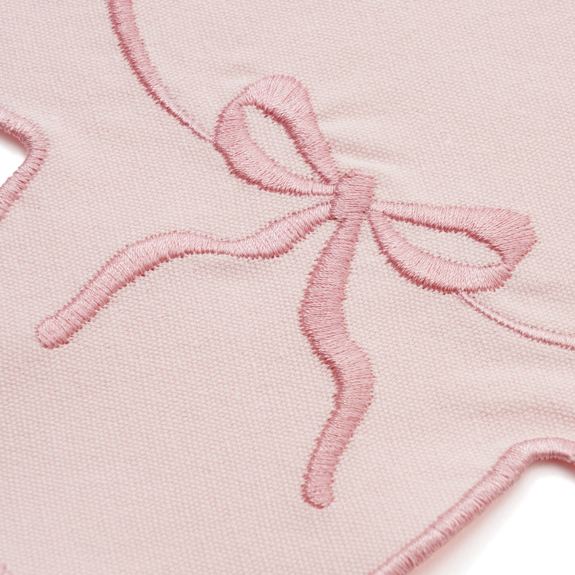 絲帶餐墊 粉紅色