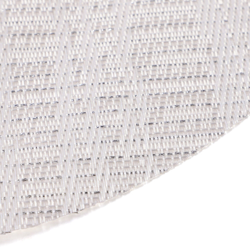 Mix Weave Lunch Mat White