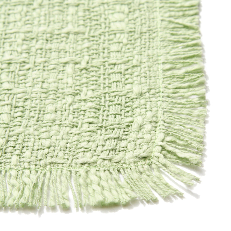Fringe Table Lunch Mat Green