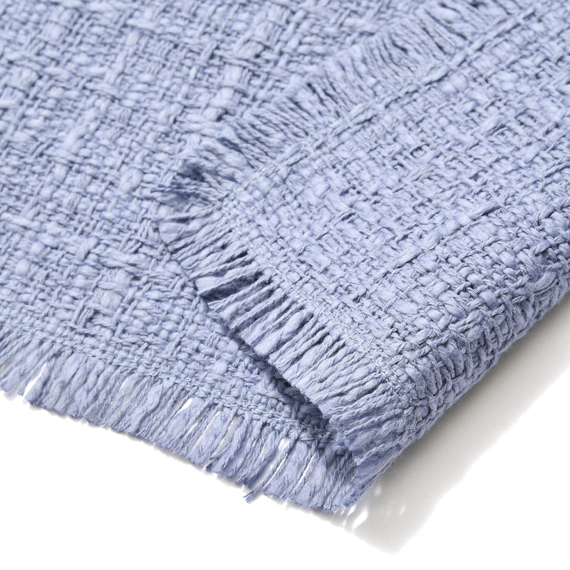 Fringe Table Lunch Mat Blue