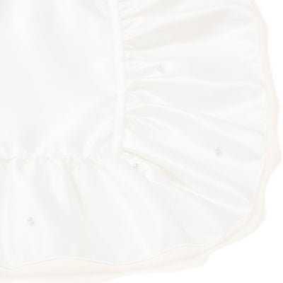 Frill Pearl Lunch Mat White