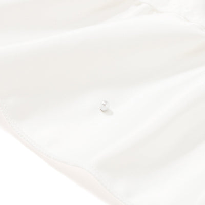 Frill Pearl Lunch Mat White