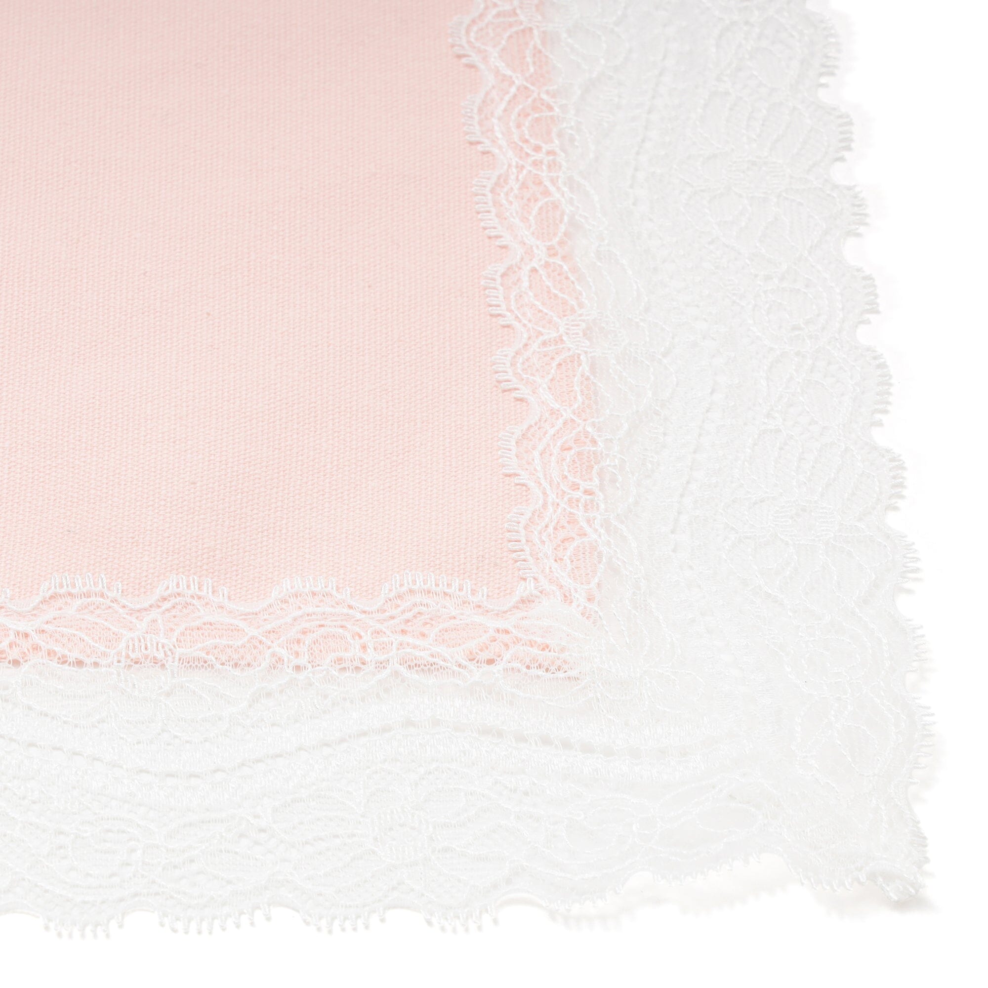 Lace Lunch Mat Pink