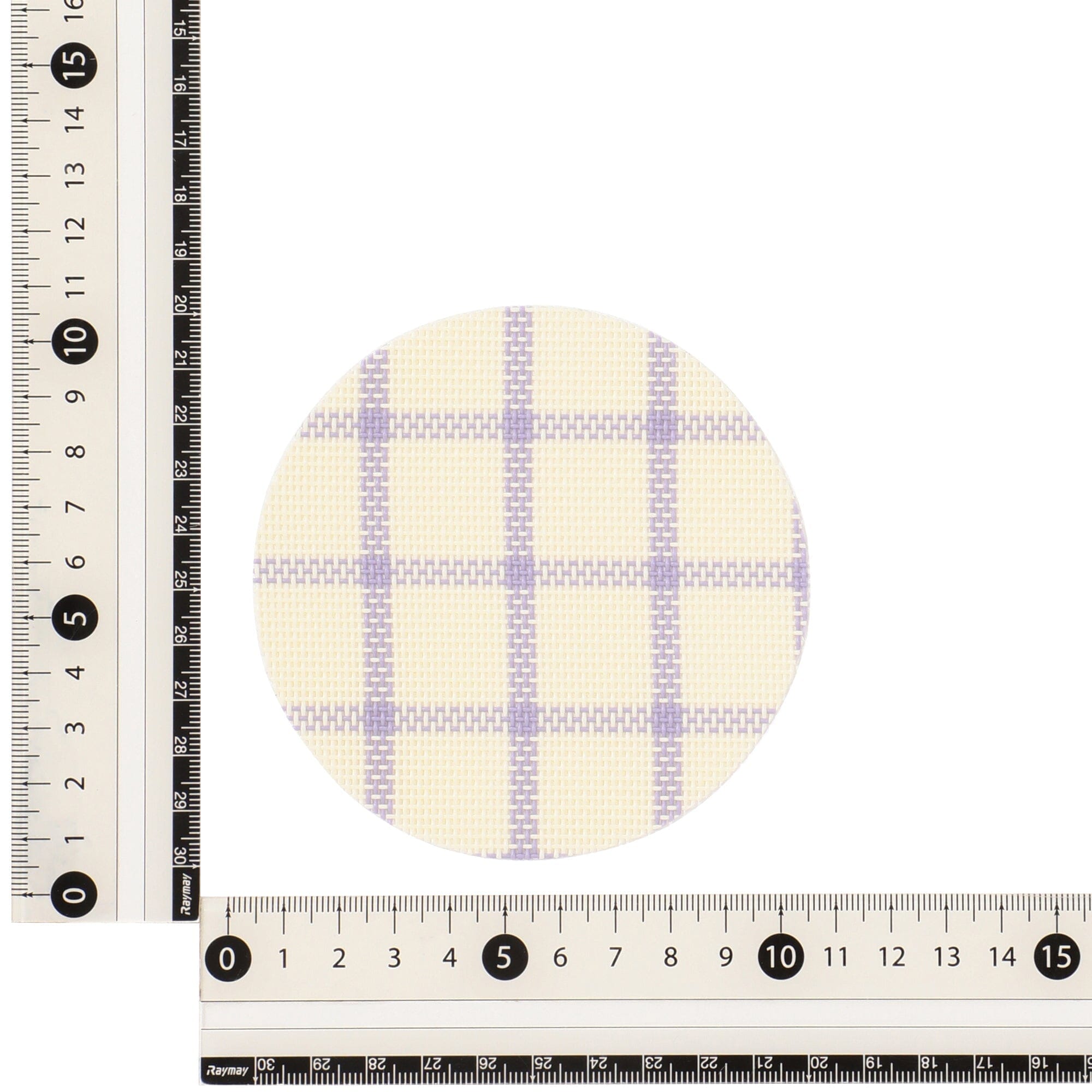 Windowpane Check Coaster Set Of 2 Purple