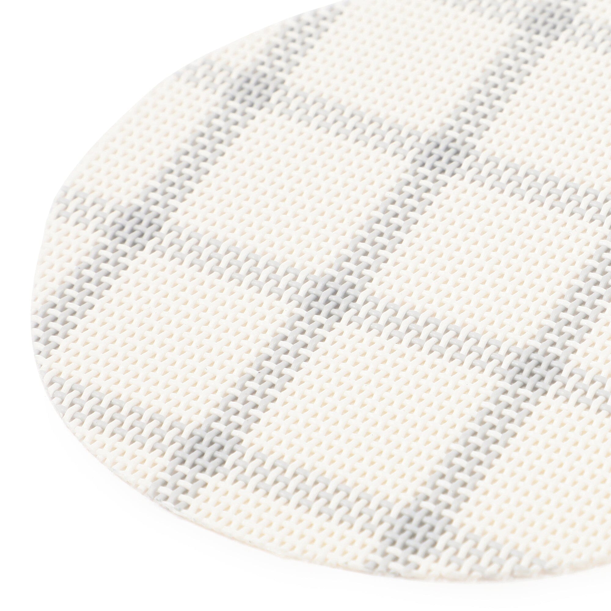 Windowpane Check Coaster Set Of 2 Gray