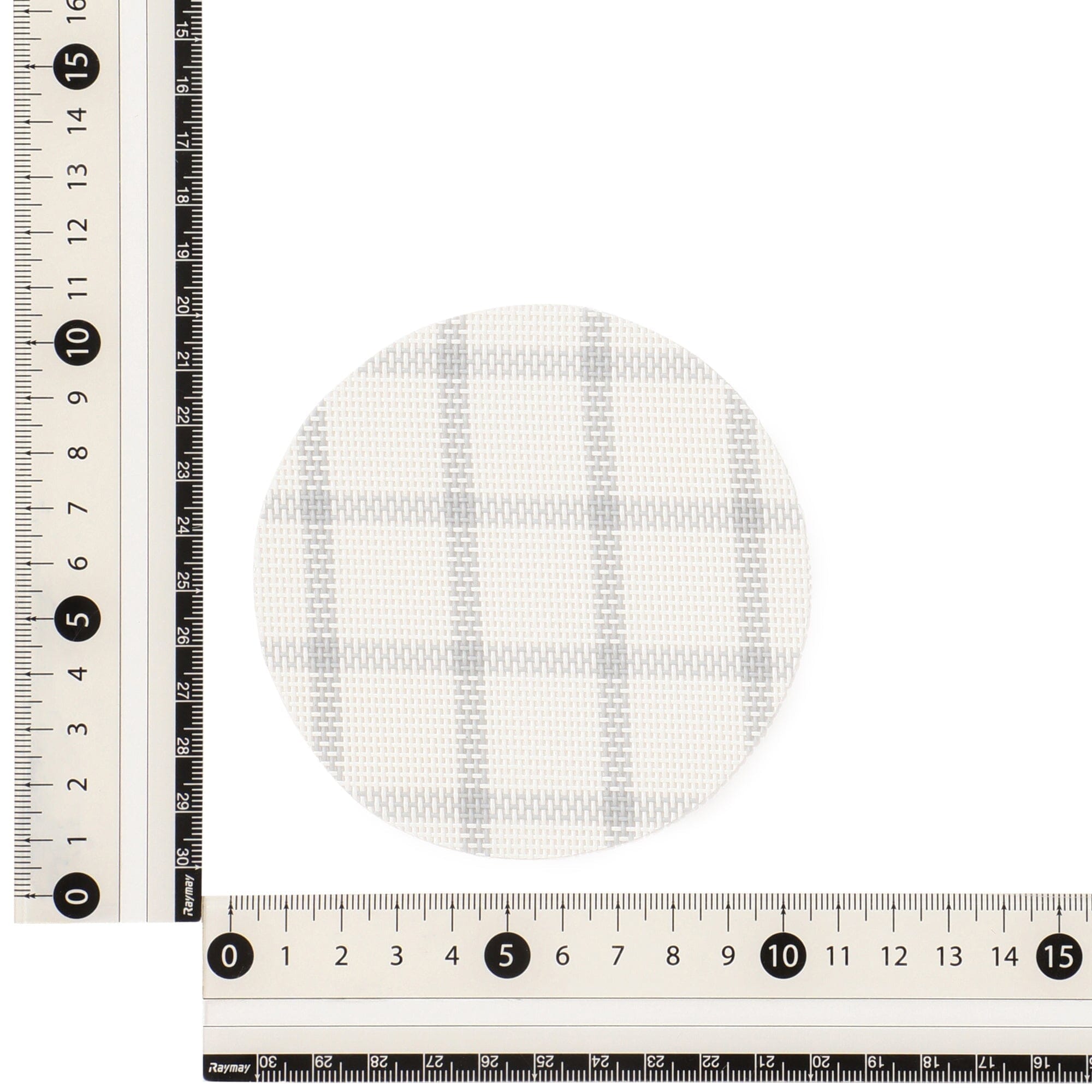 Windowpane Check Coaster Set Of 2 Gray