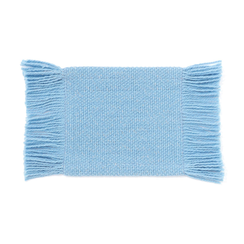 Fringe Coaster Blue