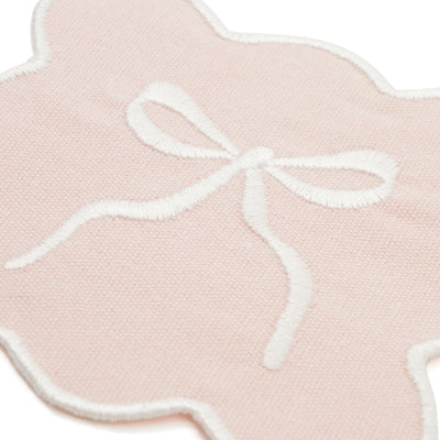 Ribbon coaster pink