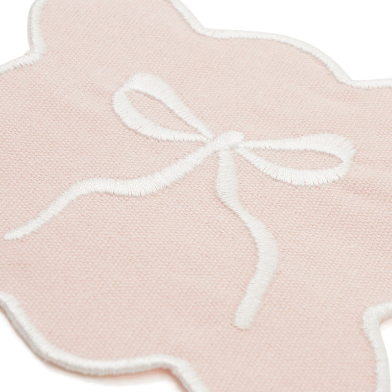 Ribbon coaster pink