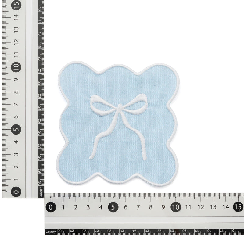 Ribbon coaster blue