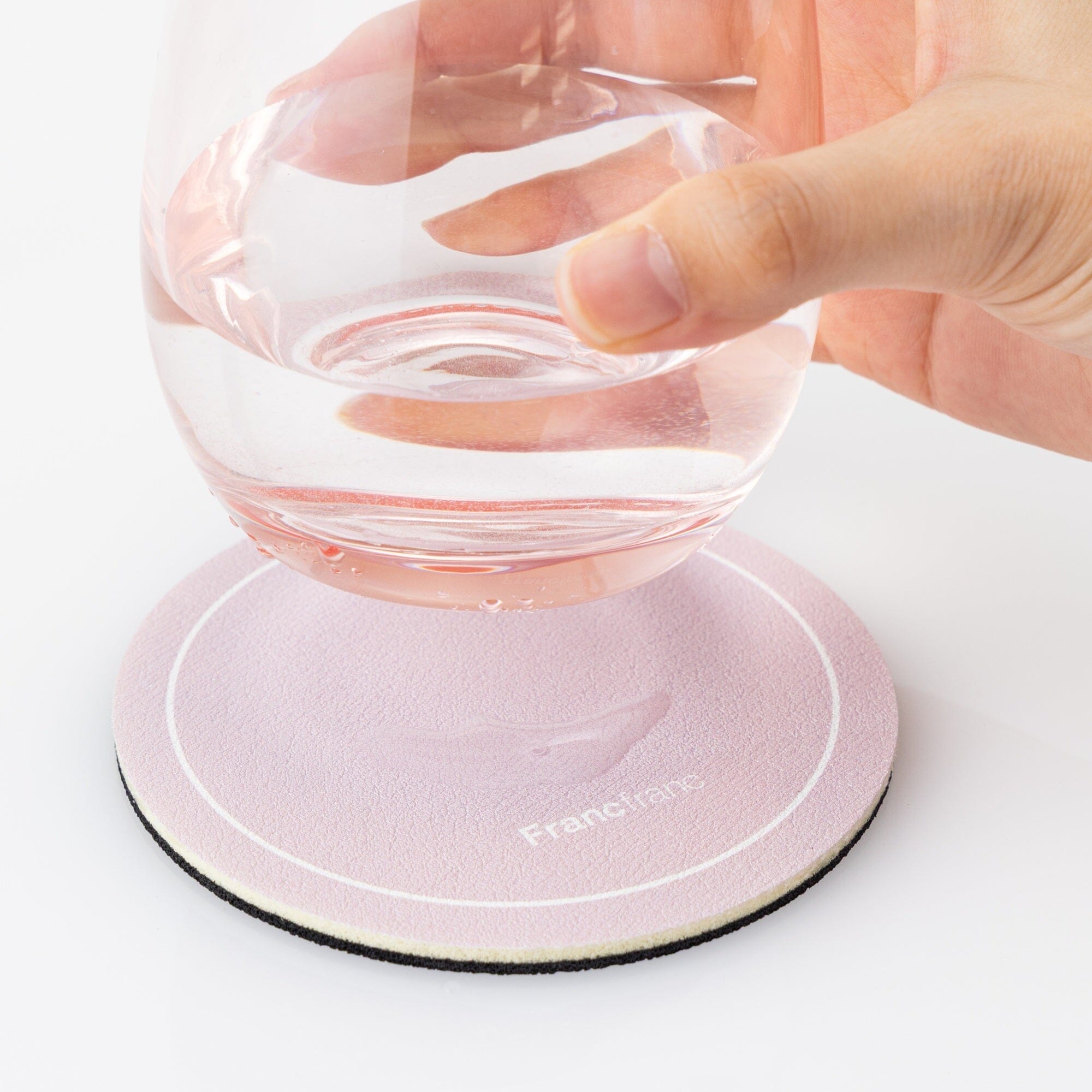 Diatomaceous Earth Soft Coaster Pink