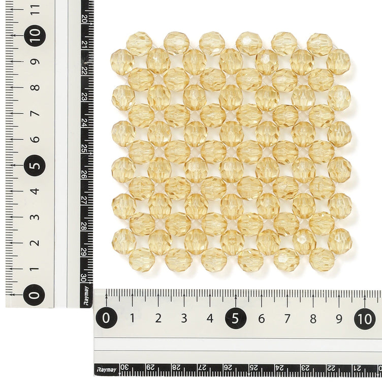 Beads Coaster Clear Yellow