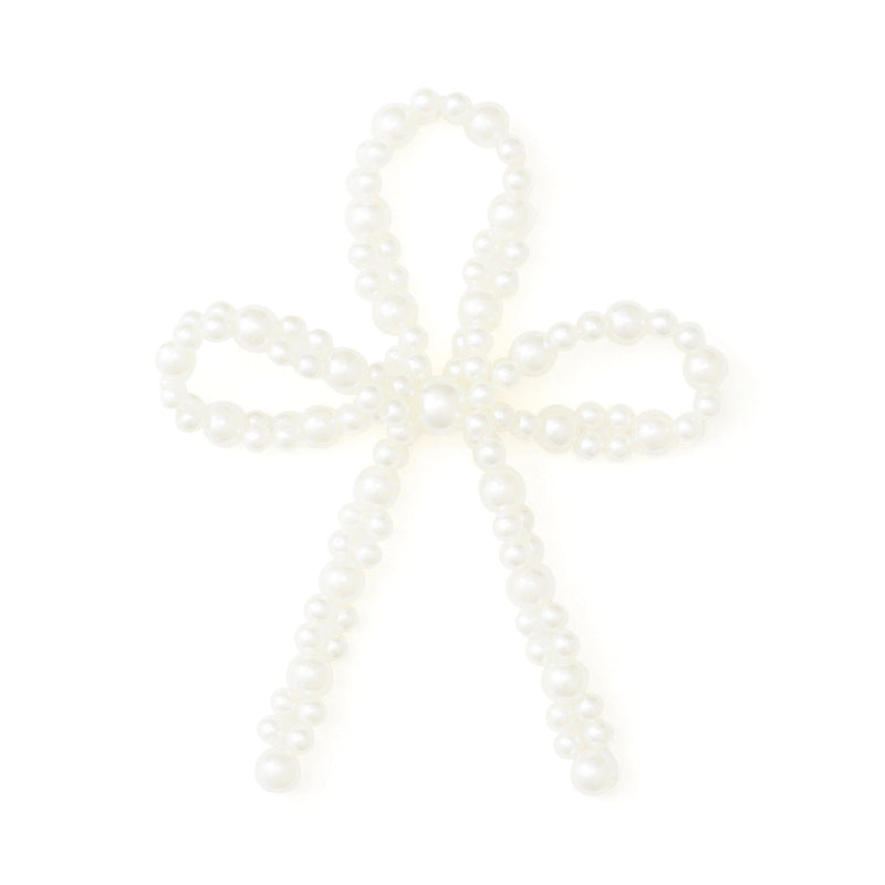 Napkin Rings 2pcs Pearl Ribbon