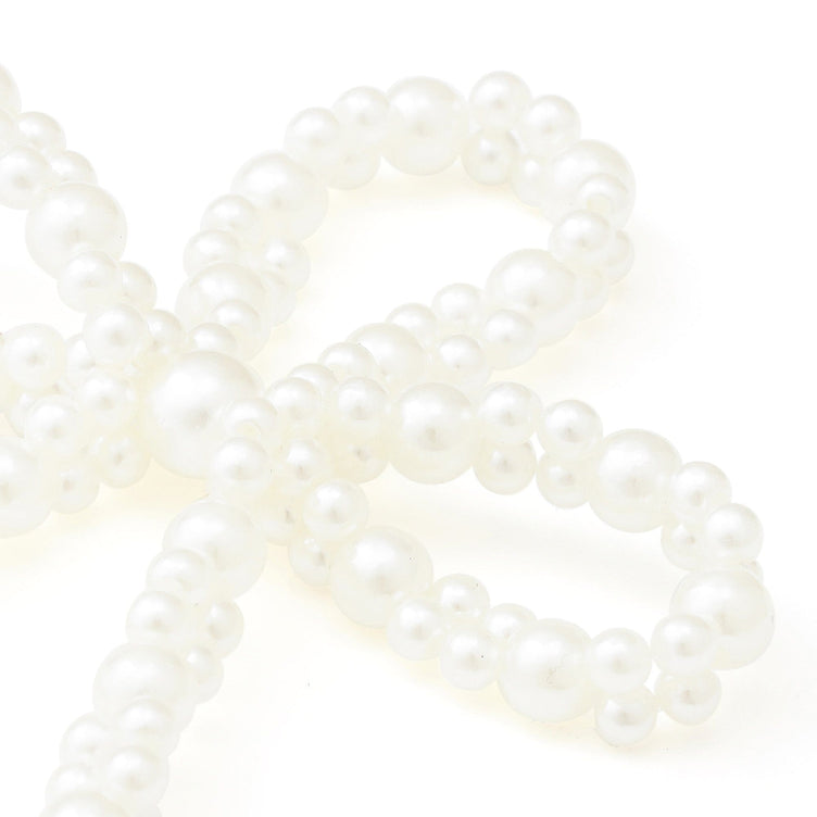 Napkin Rings 2pcs Pearl Ribbon