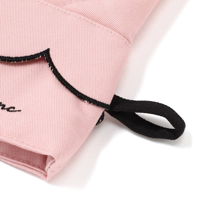 Scalloped Mittens Pink