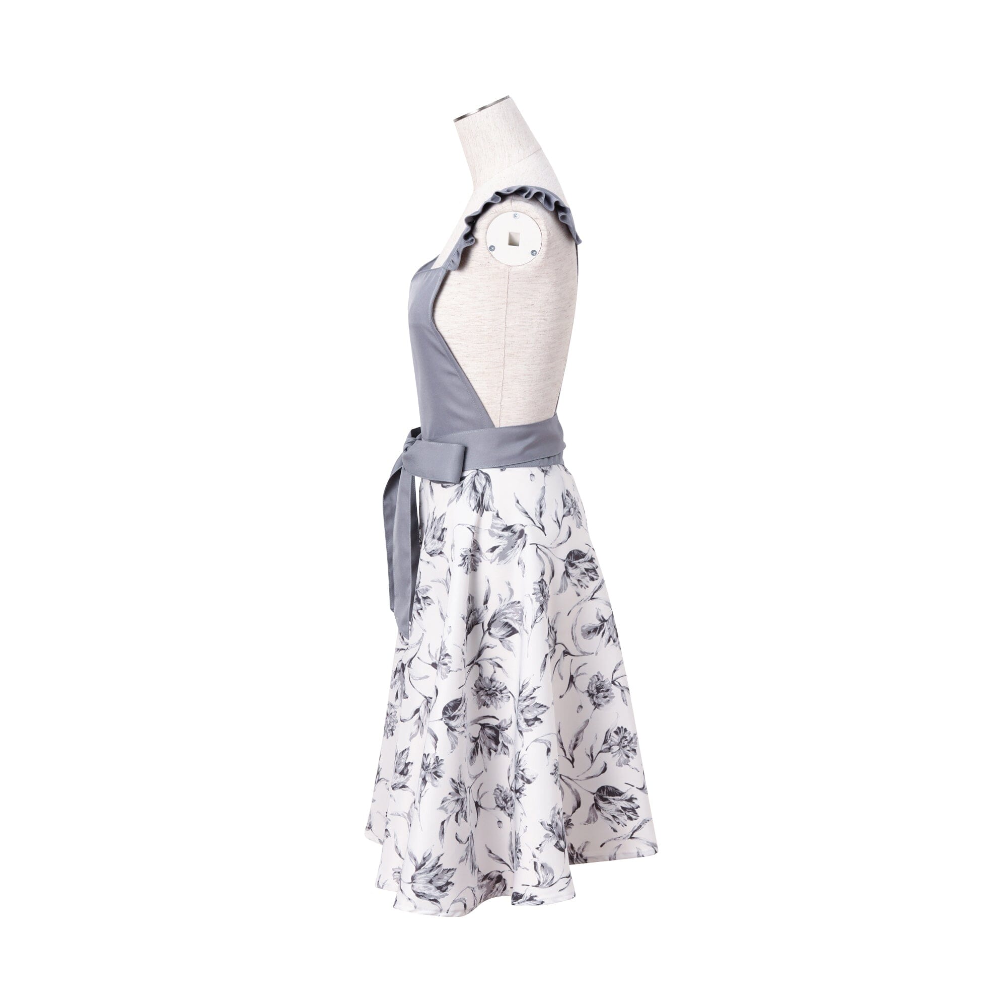 Liria Full Apron  Grey