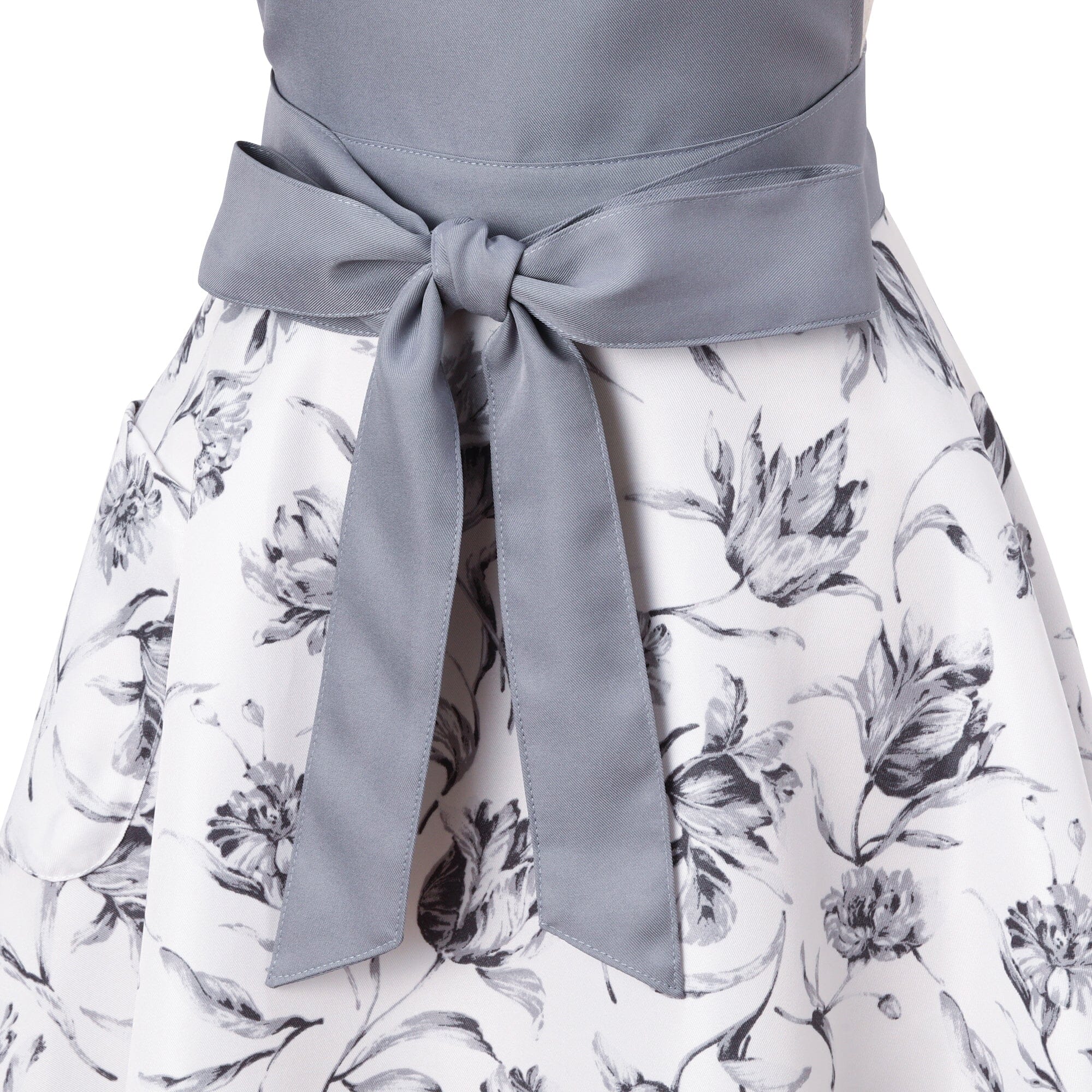 Liria Full Apron  Grey