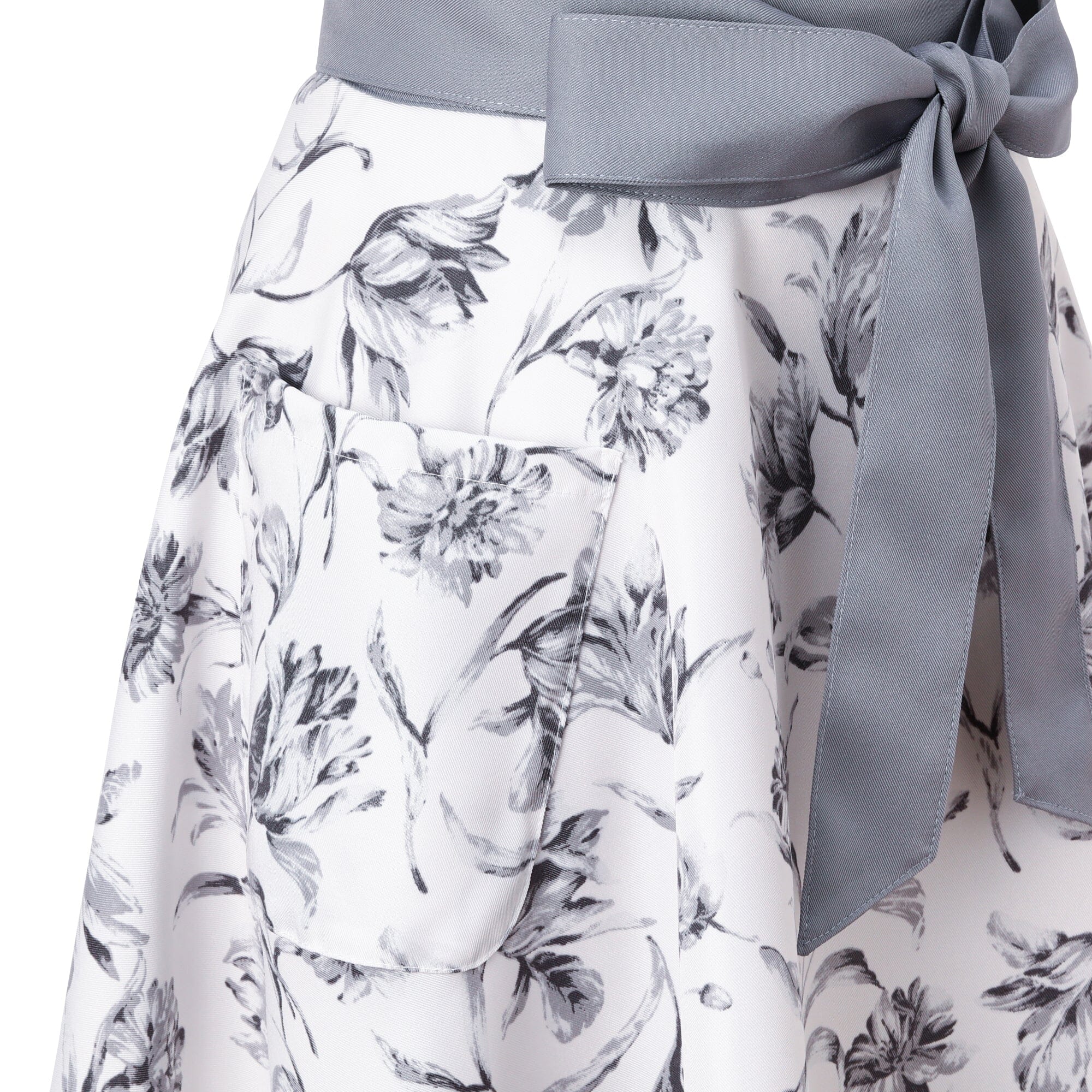 Liria Full Apron  Grey