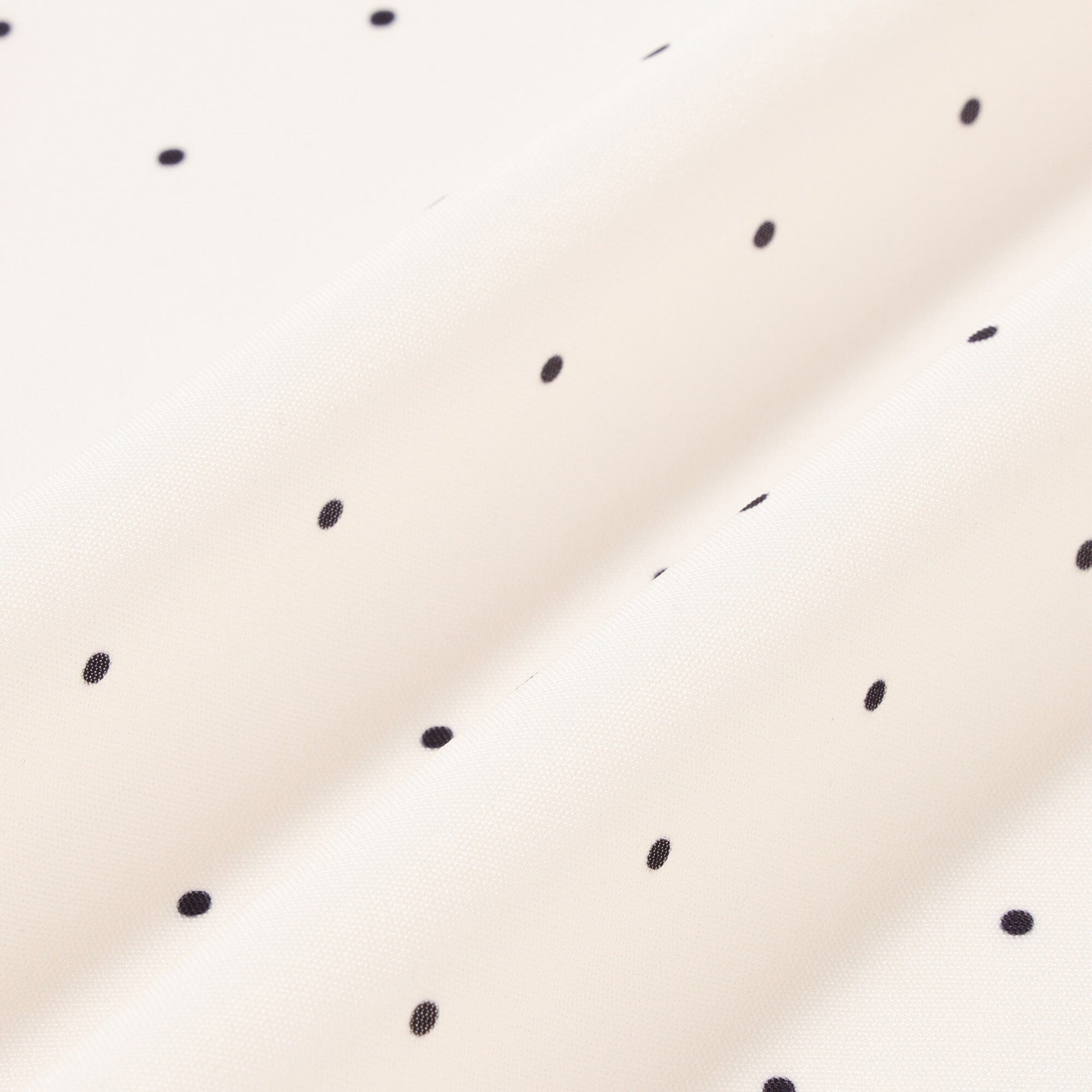Polka Dot Frill Full Apron Ivory