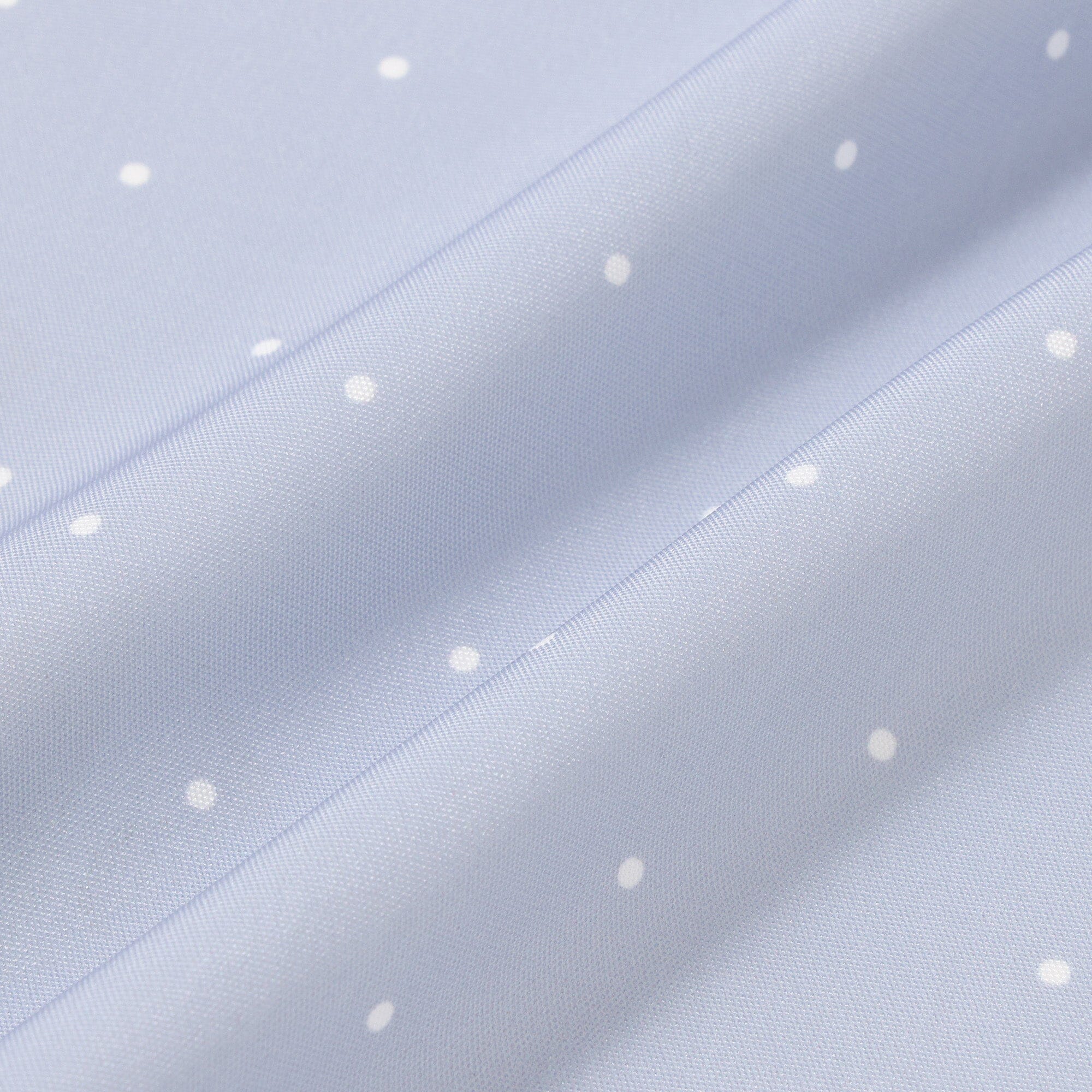 Polka Dot Frill Full Apron Blue