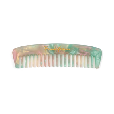 Compact Comb With Pouch S Light Green