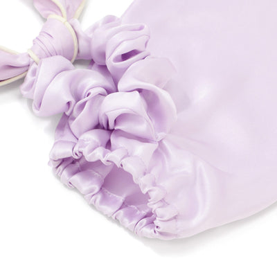 Silk Nightcap Ponytail Purple