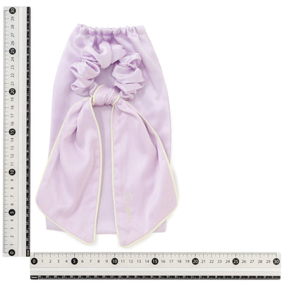 Silk Nightcap Ponytail Purple