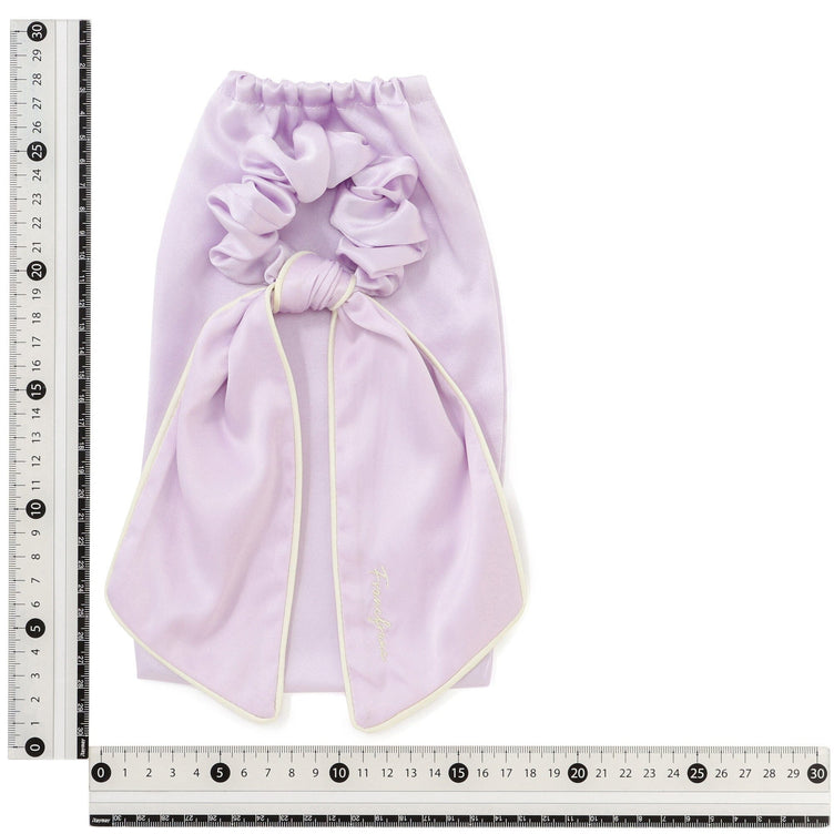 Silk Nightcap Ponytail Purple