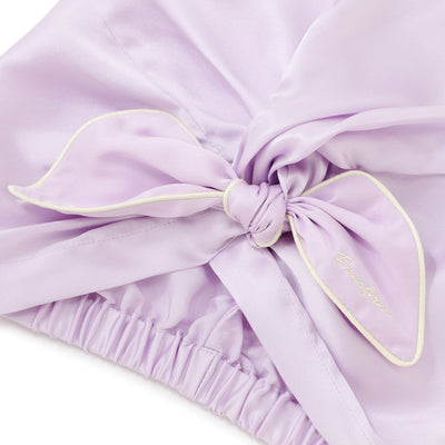 Silk Nightcap Short Purple