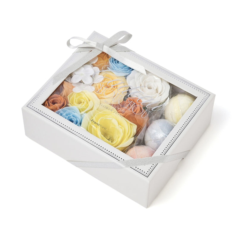 Cadeau ChouChou Fizz & Petal Square White