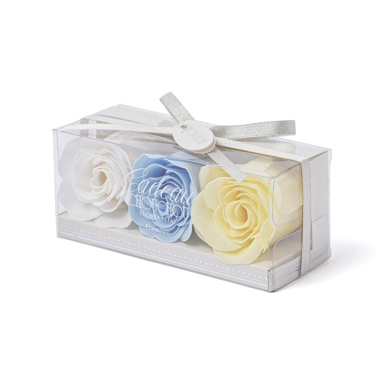 Cadeau ChouChou Bath Petals 3 pieces Set White