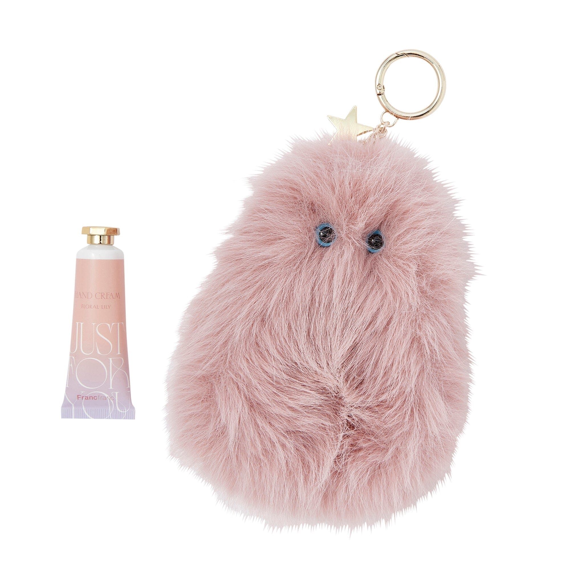 Hand Cream & Charm Set Pink