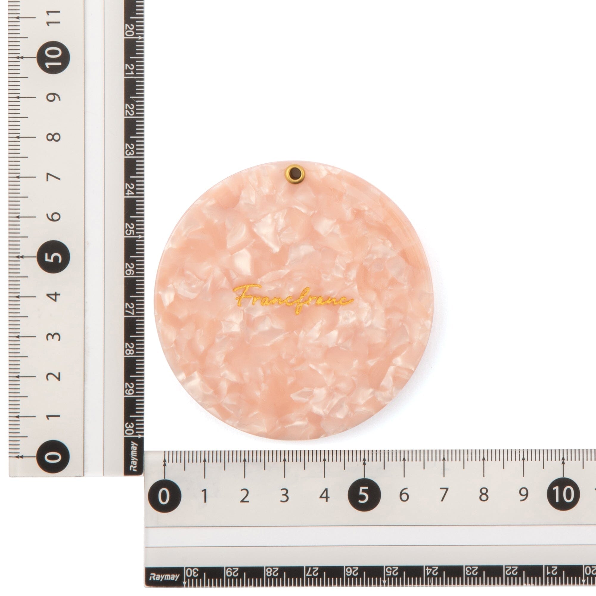 Compact Mirror With Pouch  Pink