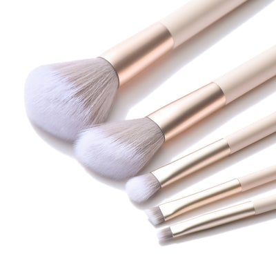 Tweed Makeup Brush Set  Pink