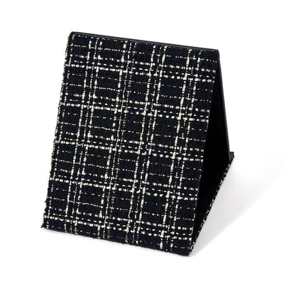 Tweed Foldable Mirror L Black