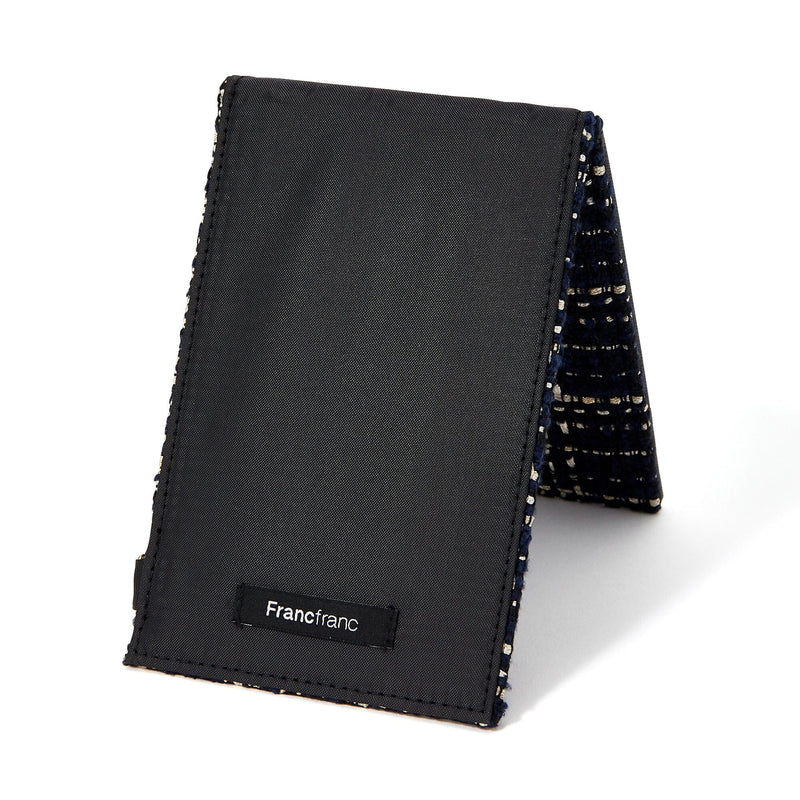 Tweed Foldable Mirror S Black