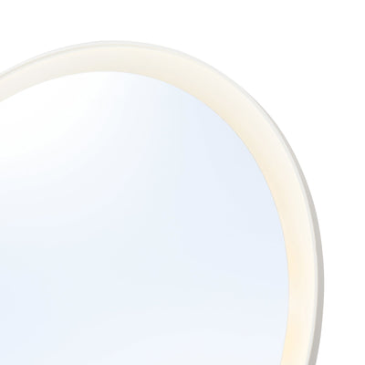 Led Stand Mirror, White