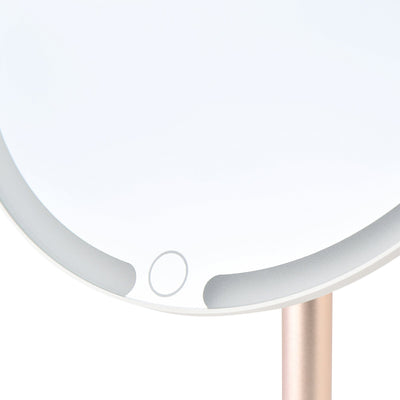 Led Stand Mirror, White