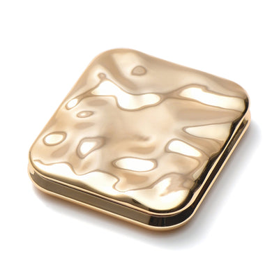 Blanche Led Compact Mirror Gold