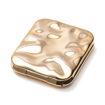 Blanche Led Compact Mirror Gold