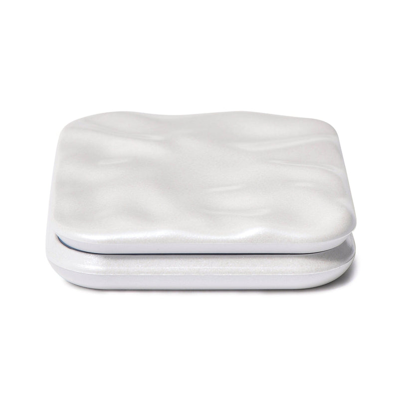 Blanche Led Compact Mirror White