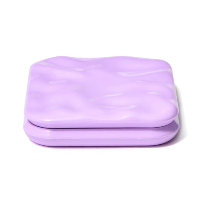 Blanche Led Compact Mirror Purple